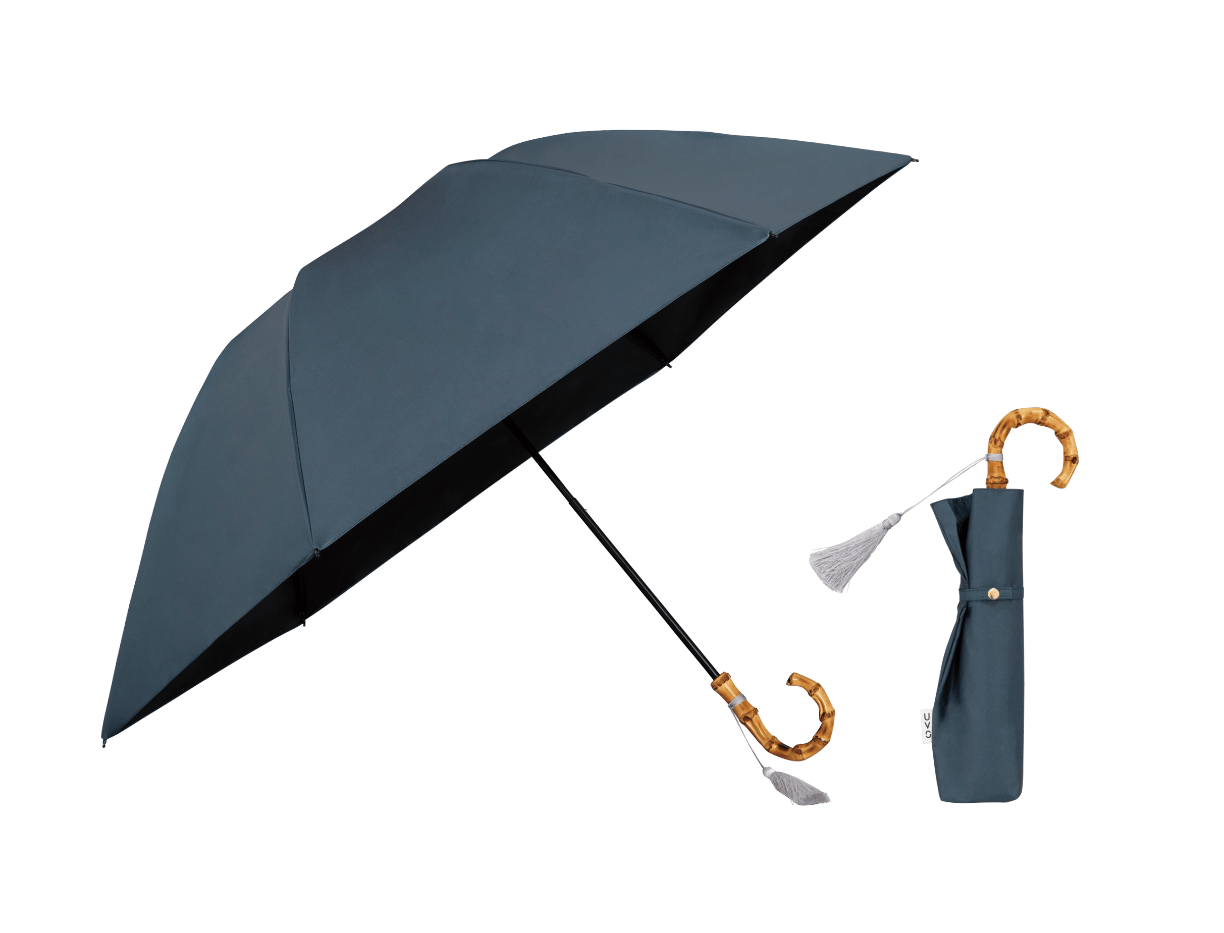 3段折りたたみ傘（グレー）