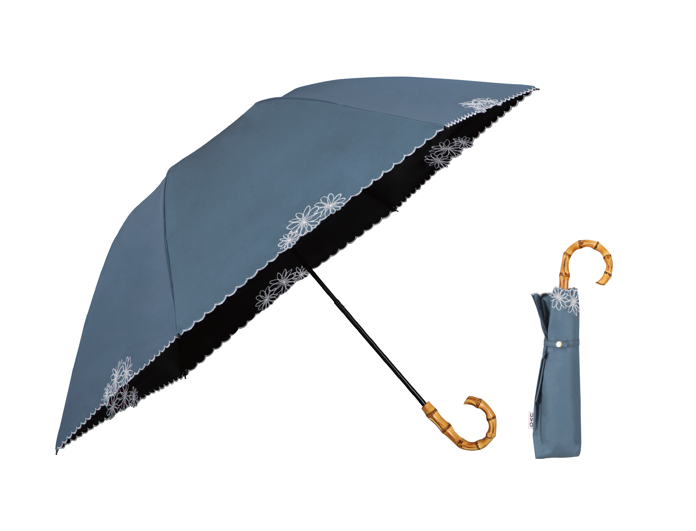 3段折りたたみ傘（グレー）