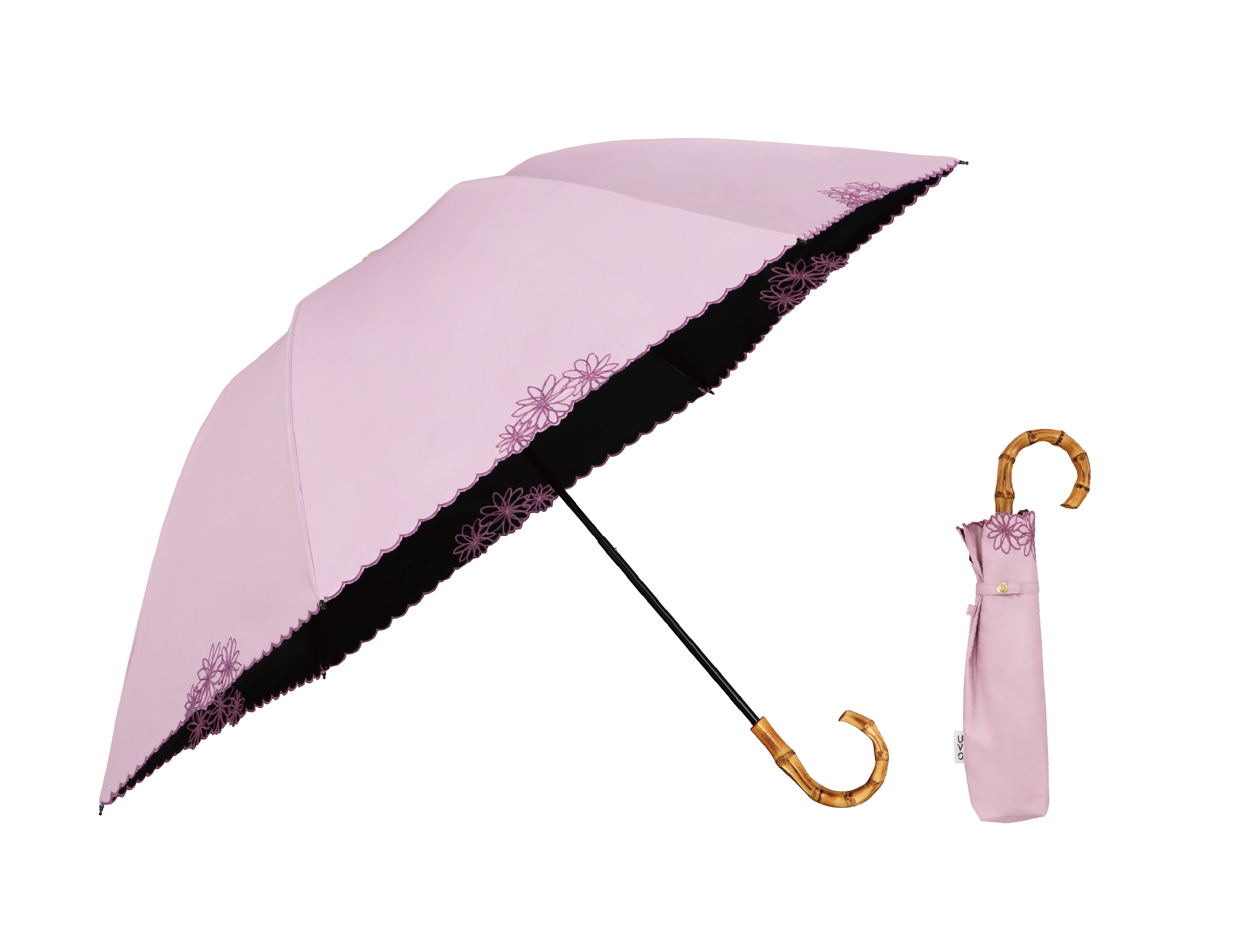 3段折りたたみ傘（紫）